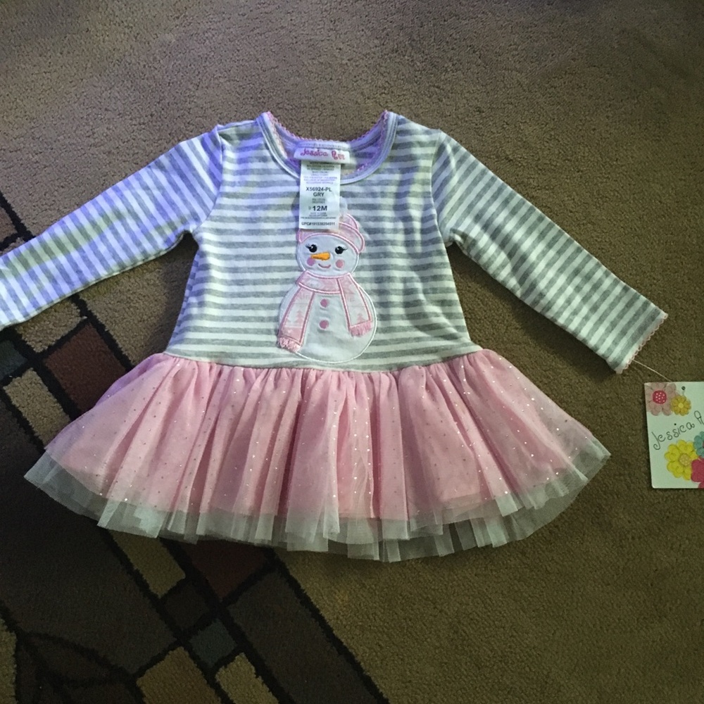 12 month brand new girl long sleeve shirt